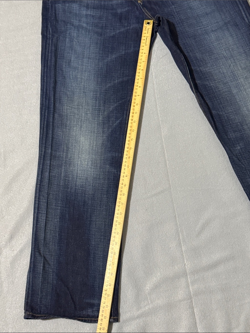 Lucky Brand Gene Montesano Vintage Regular Blue Jeans Size 36 - Picture 6 of 10